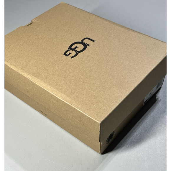 UGG Nita Genuine Shearling Slipper Womens 8 Black Suede Leather Wool - Picture 6 of 8